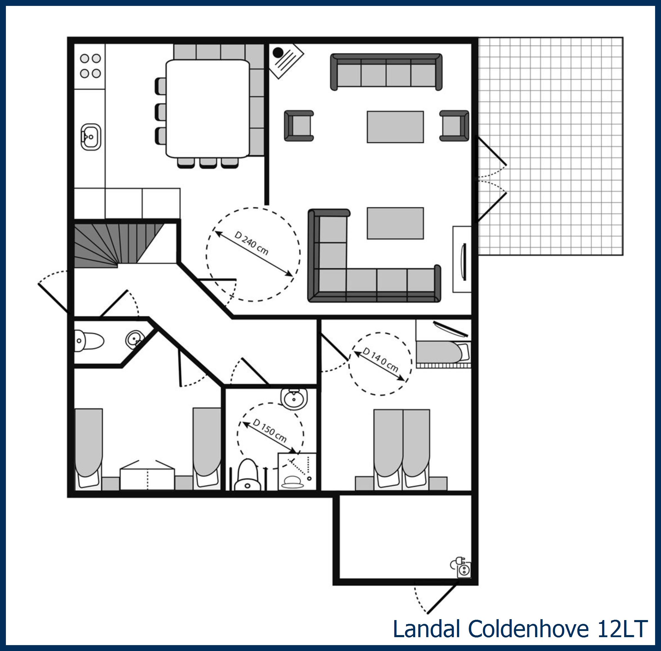 Bungalow - Extra accessible 12LT at Coldenhove