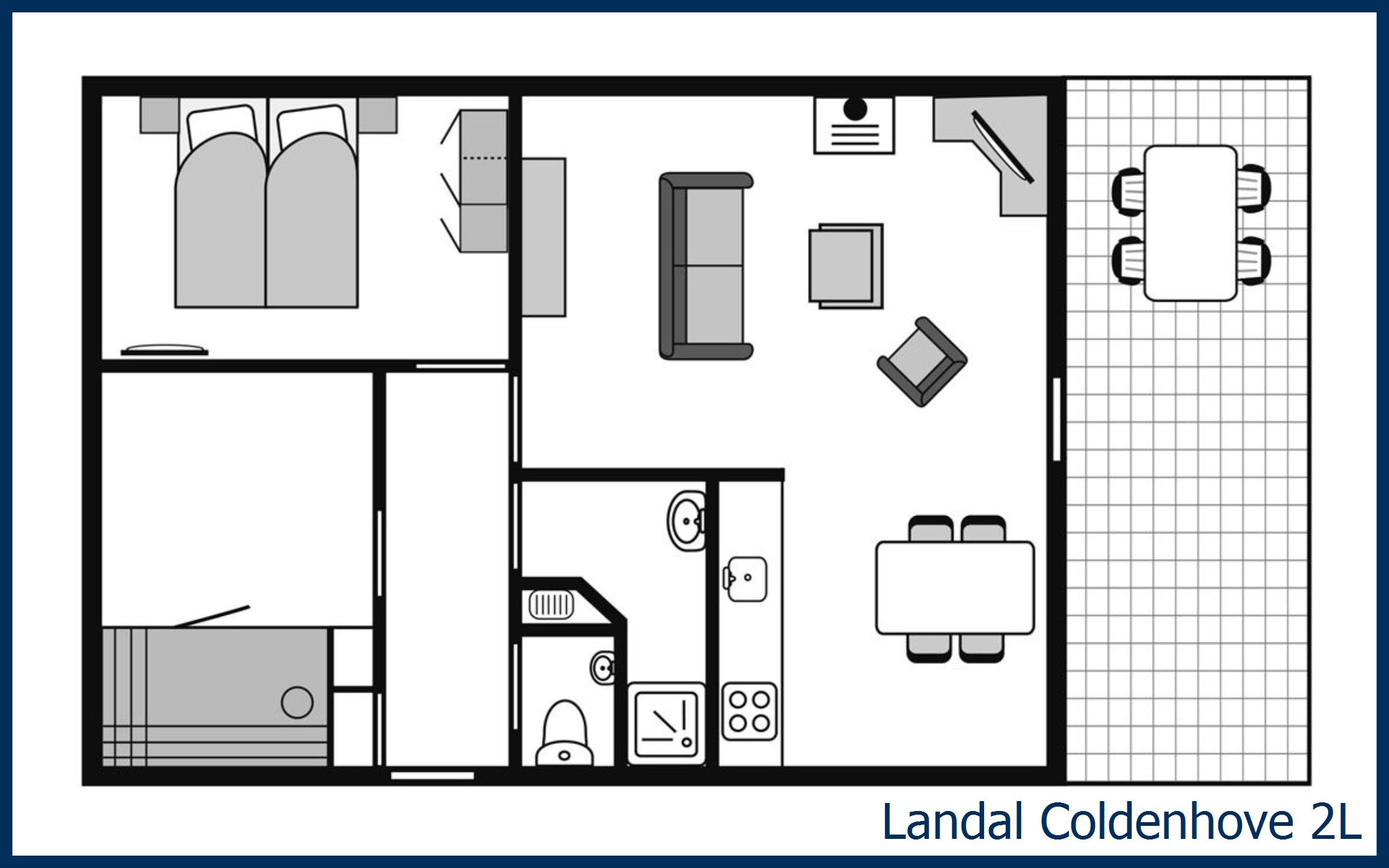 Bungalow 2L at Coldenhove