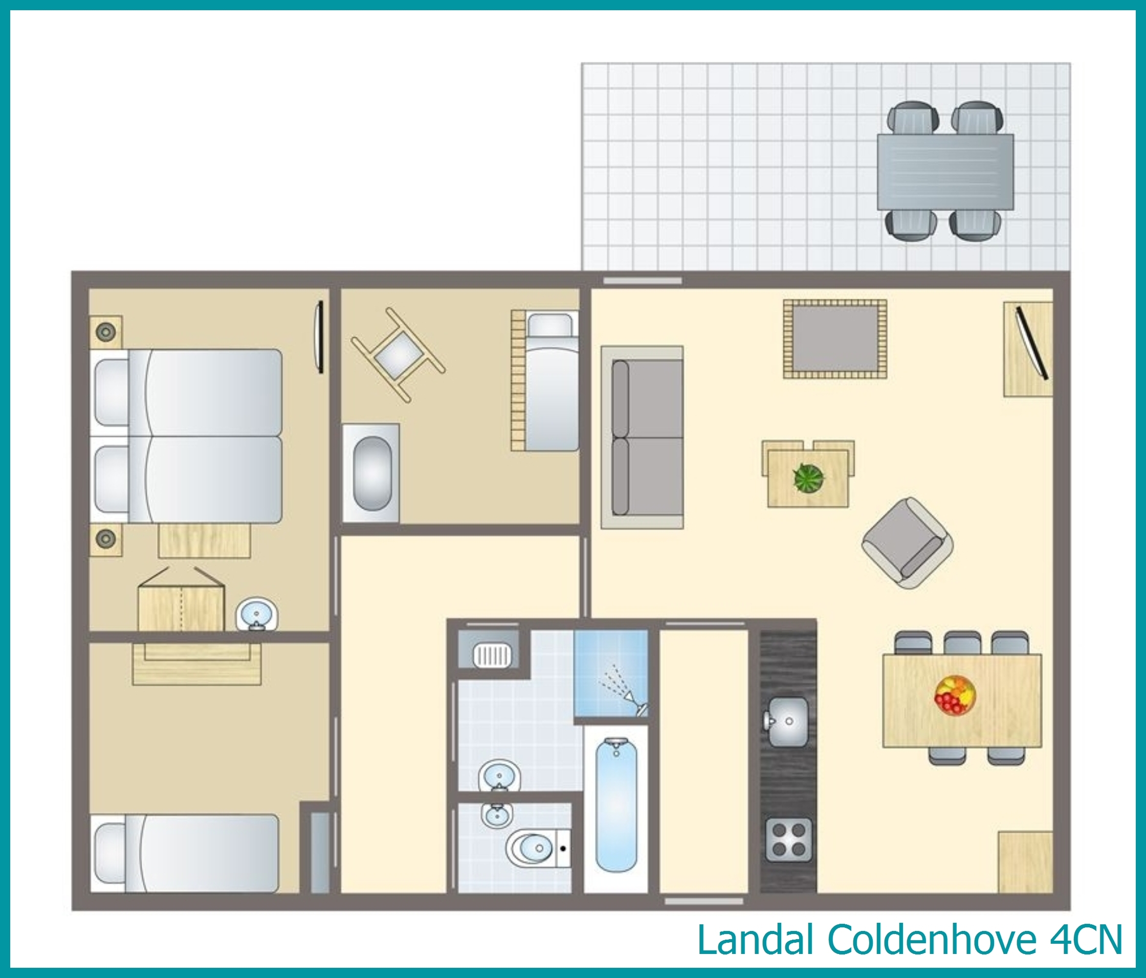 4-person baby bungalow 4CN at Coldenhove