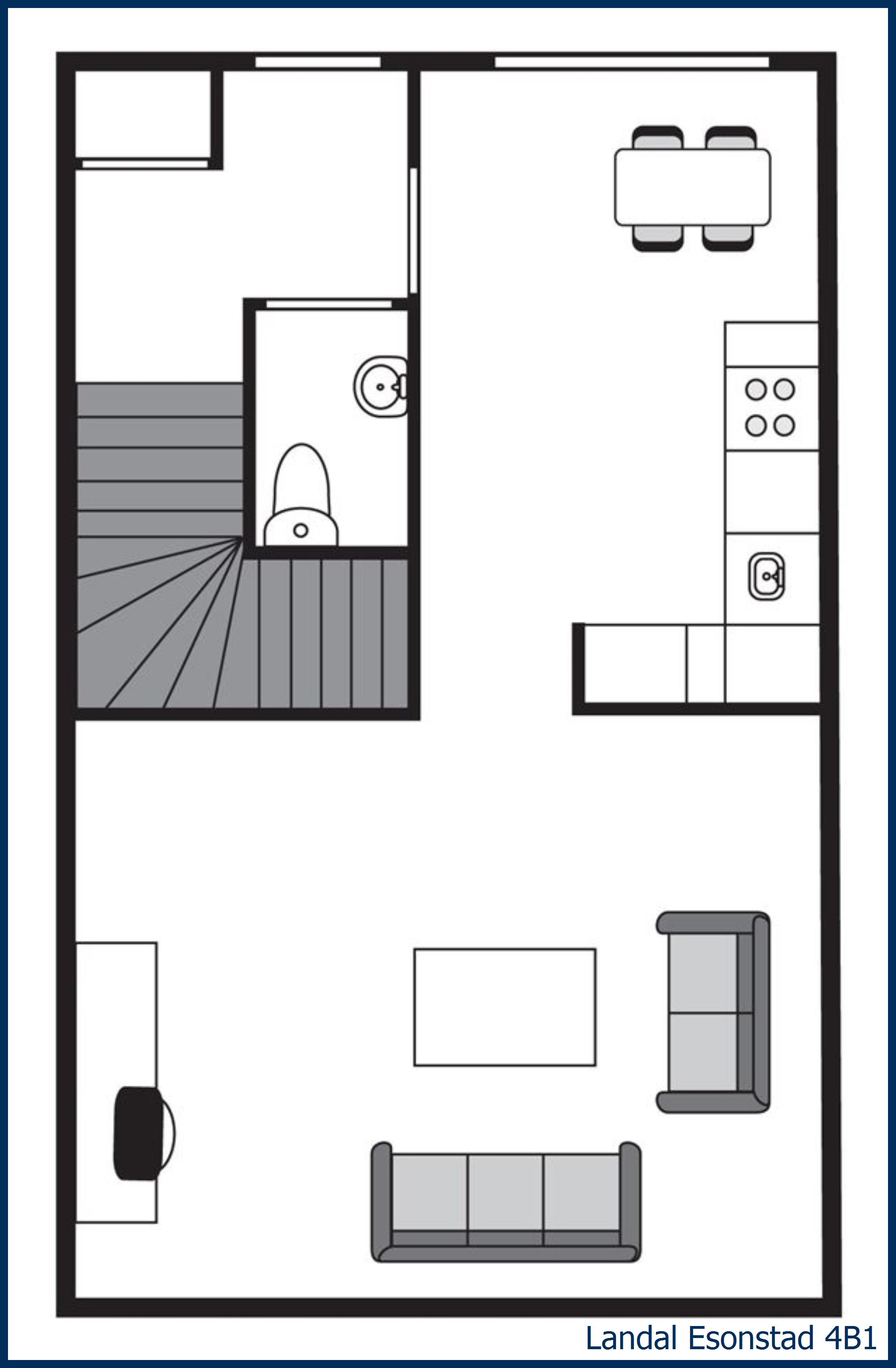 Maisonette 4B1 at Esonstad