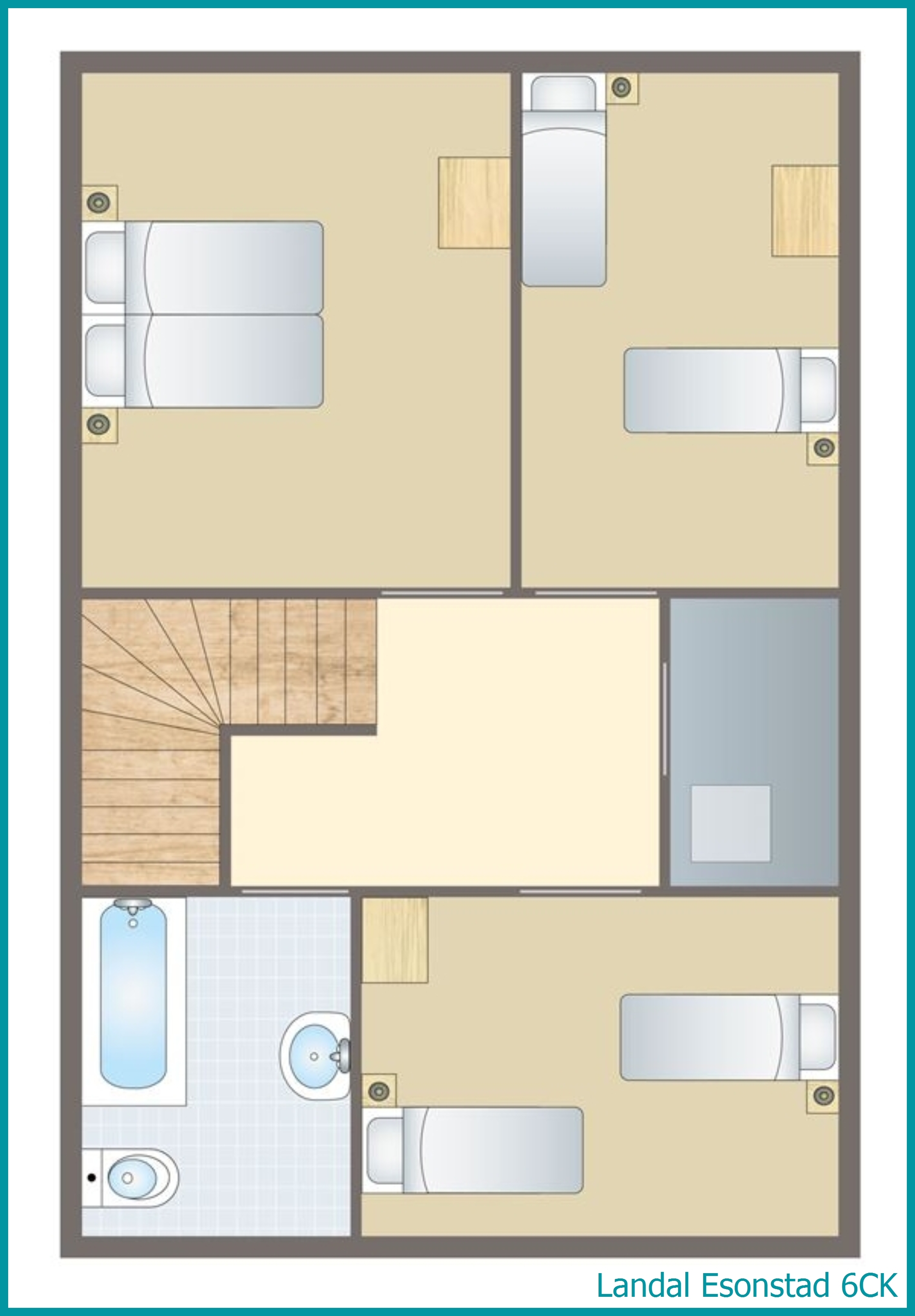 6-person children's residence 6CK at Esonstad
