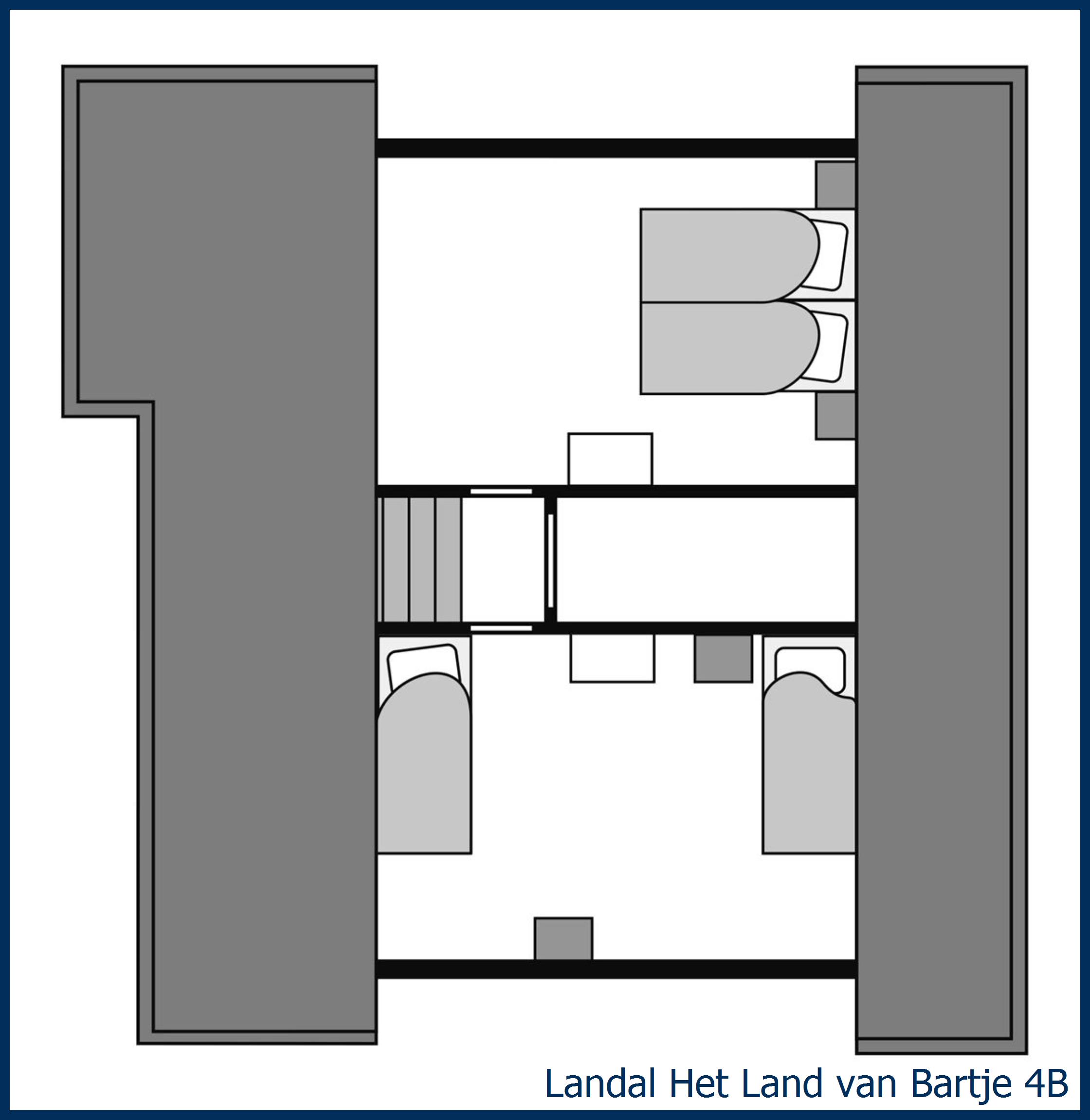 Country house 4B at Het Land van Bartje