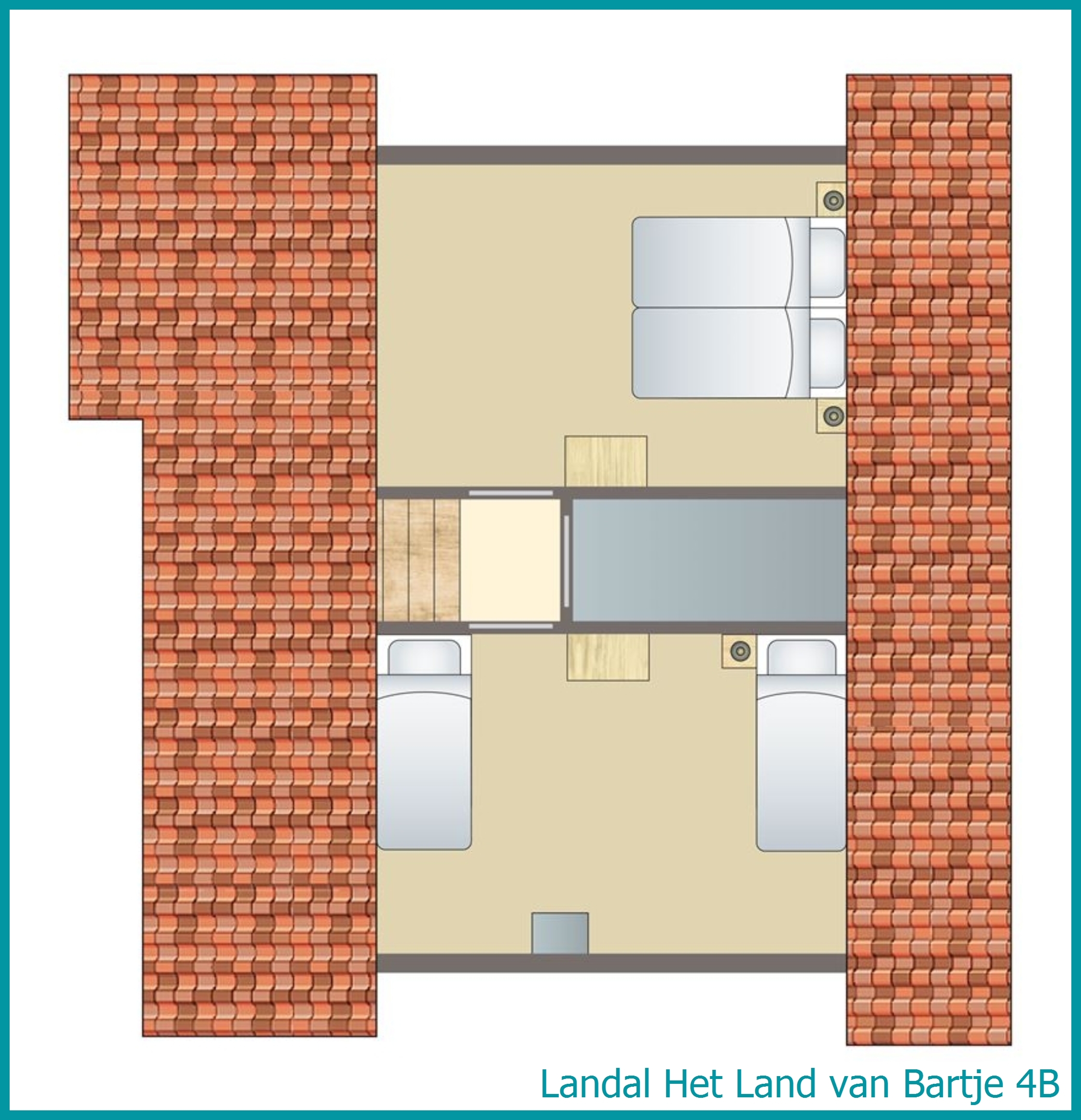 4-person country house 4B at Het Land van Bartje