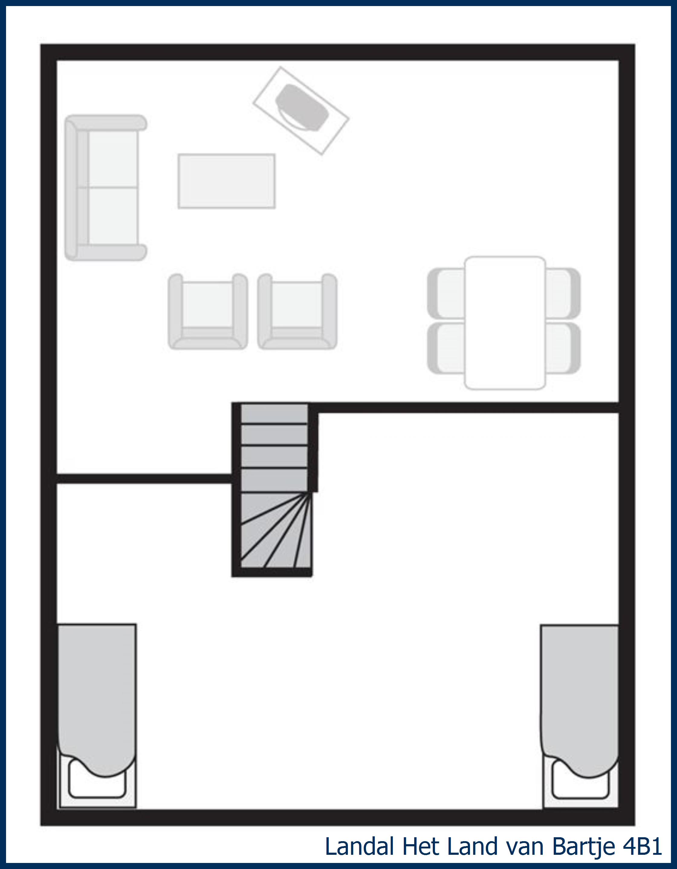 Bungalow 4B1 at Het Land van Bartje