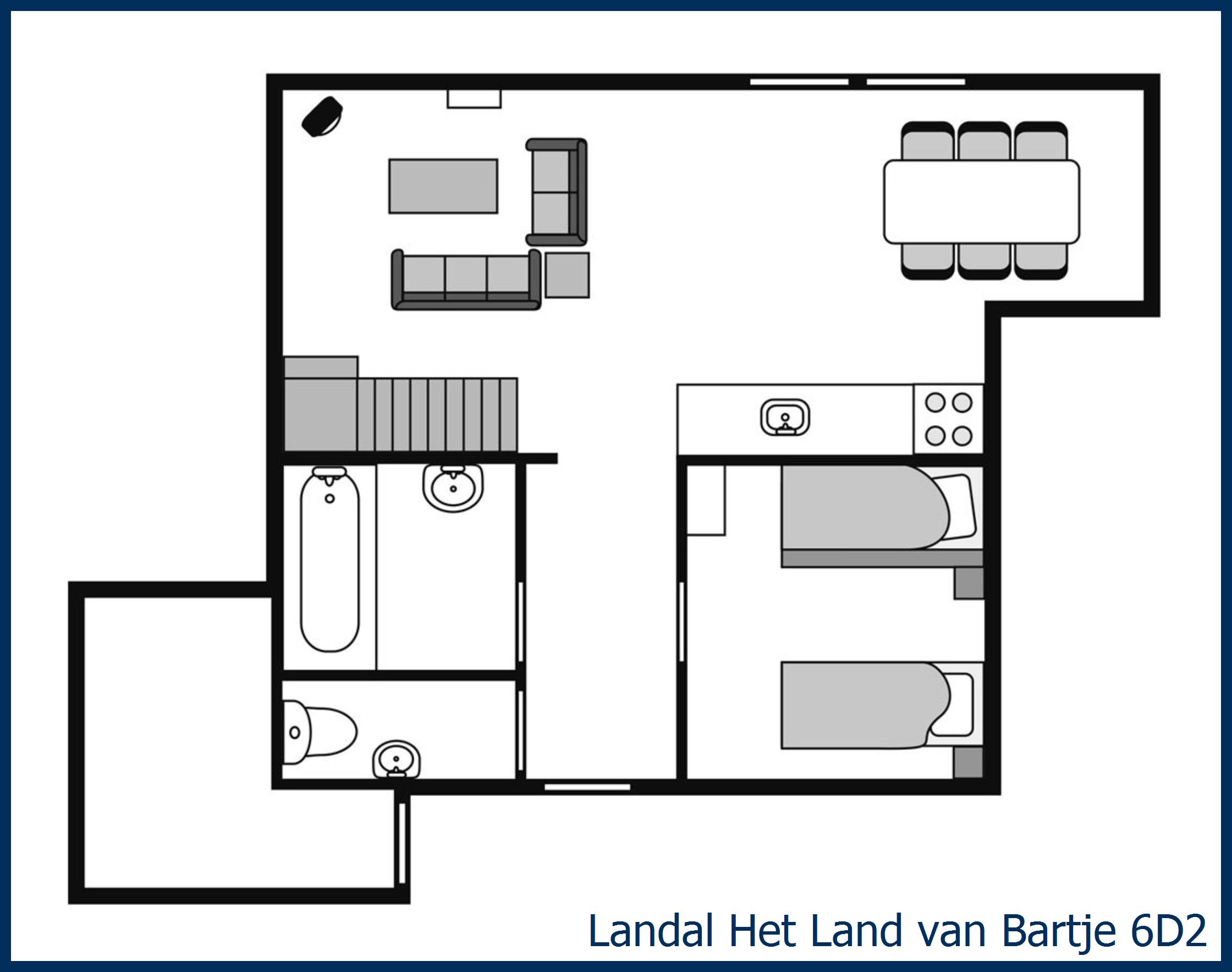 Country residence 6D2 at Het Land van Bartje