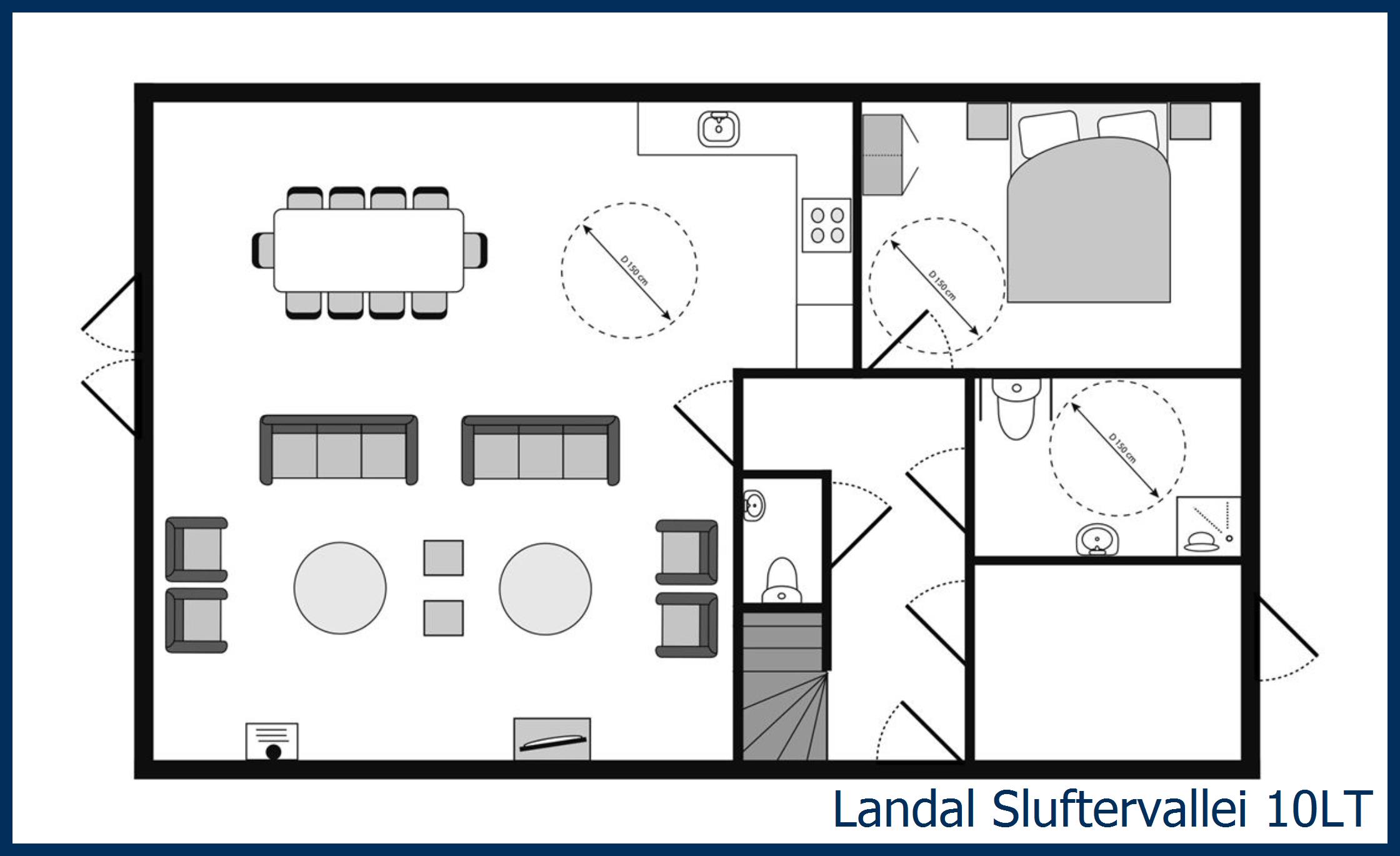 Bungalow - Extra accessible 10LT at Sluftervallei