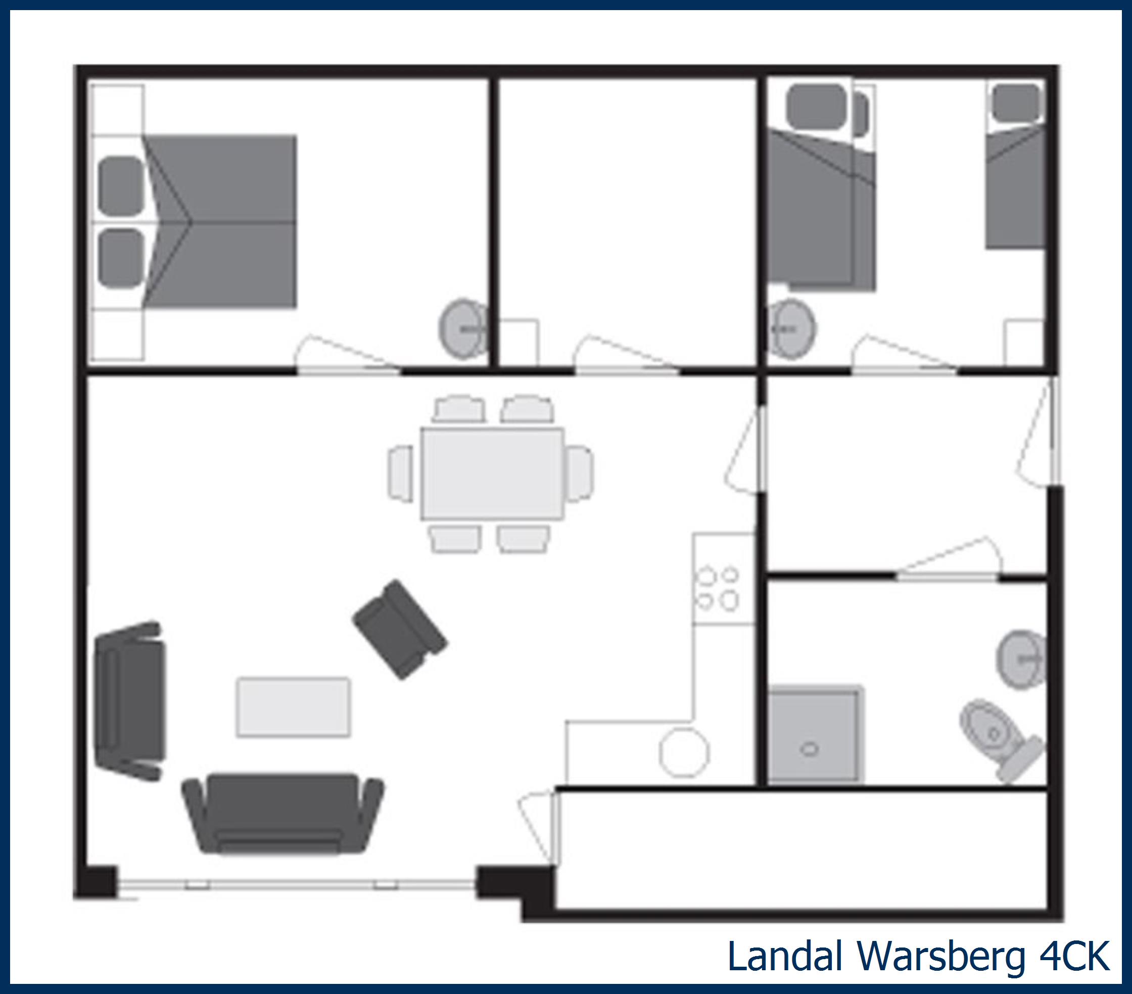 Childrens bungalow 4CK at Warsberg