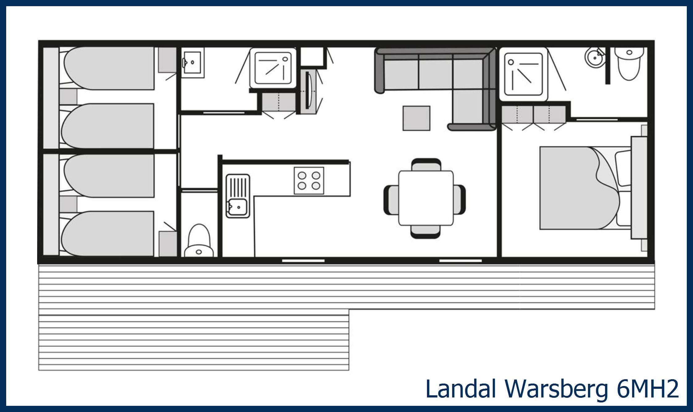 Mobile home 6mh2 at Warsberg