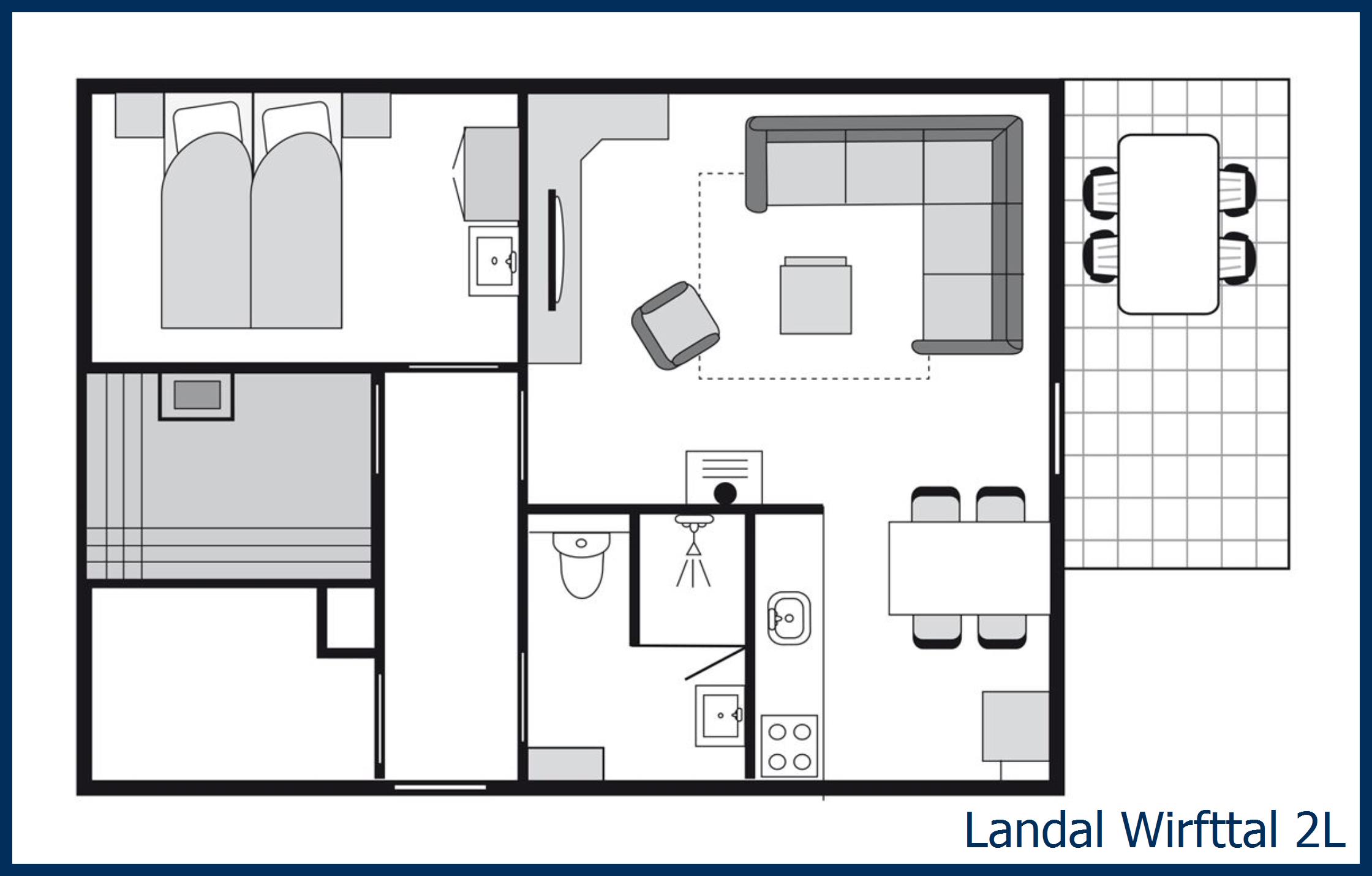 Bungalow 2L at Wirfttal