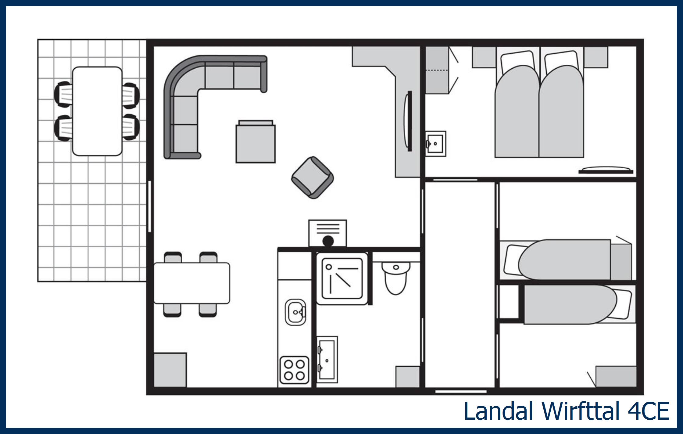 Bungalow 4CE at Wirfttal