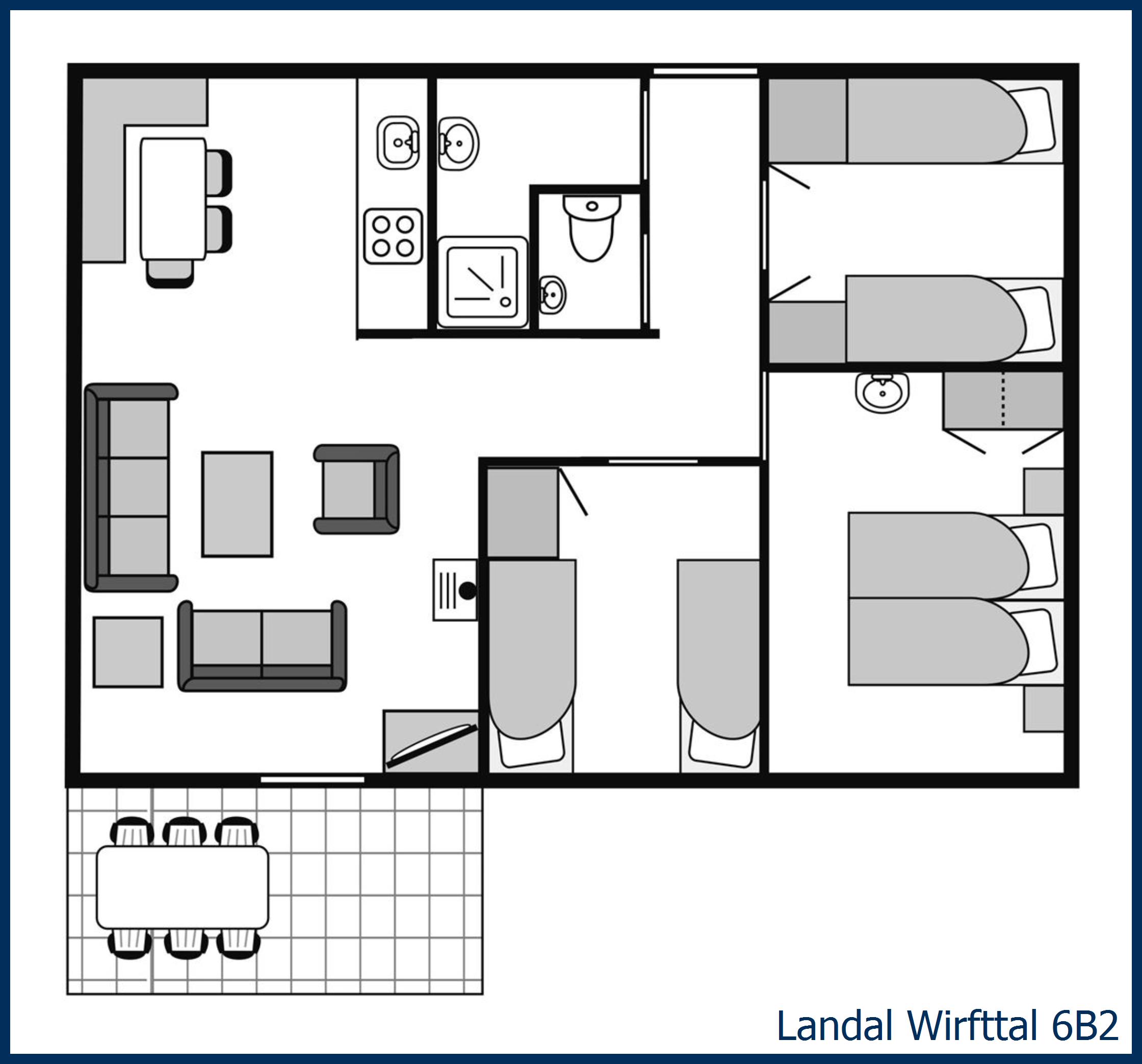 Bungalow 6B2 at Wirfttal