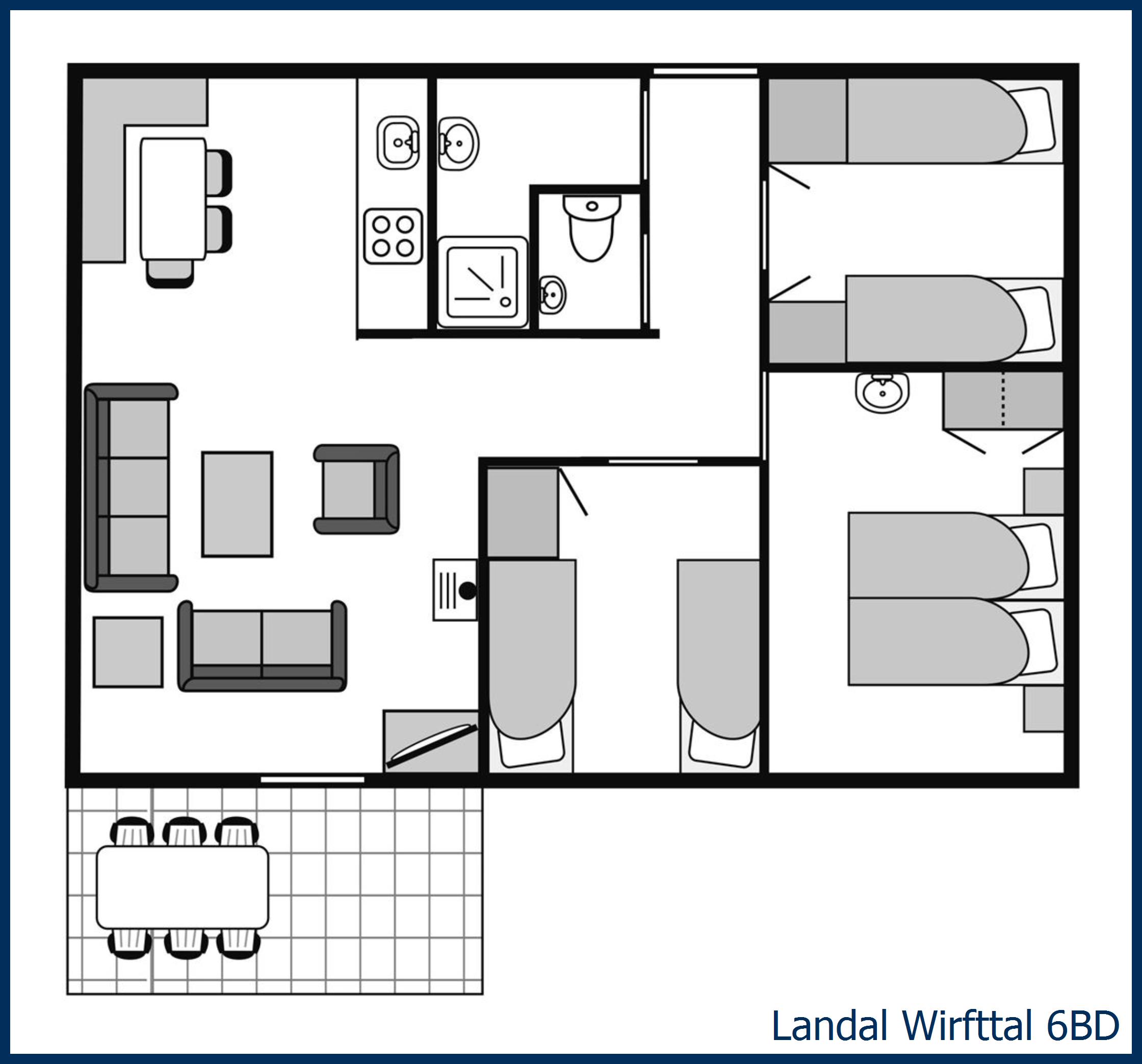 Dog bungalow 6BD at Wirfttal