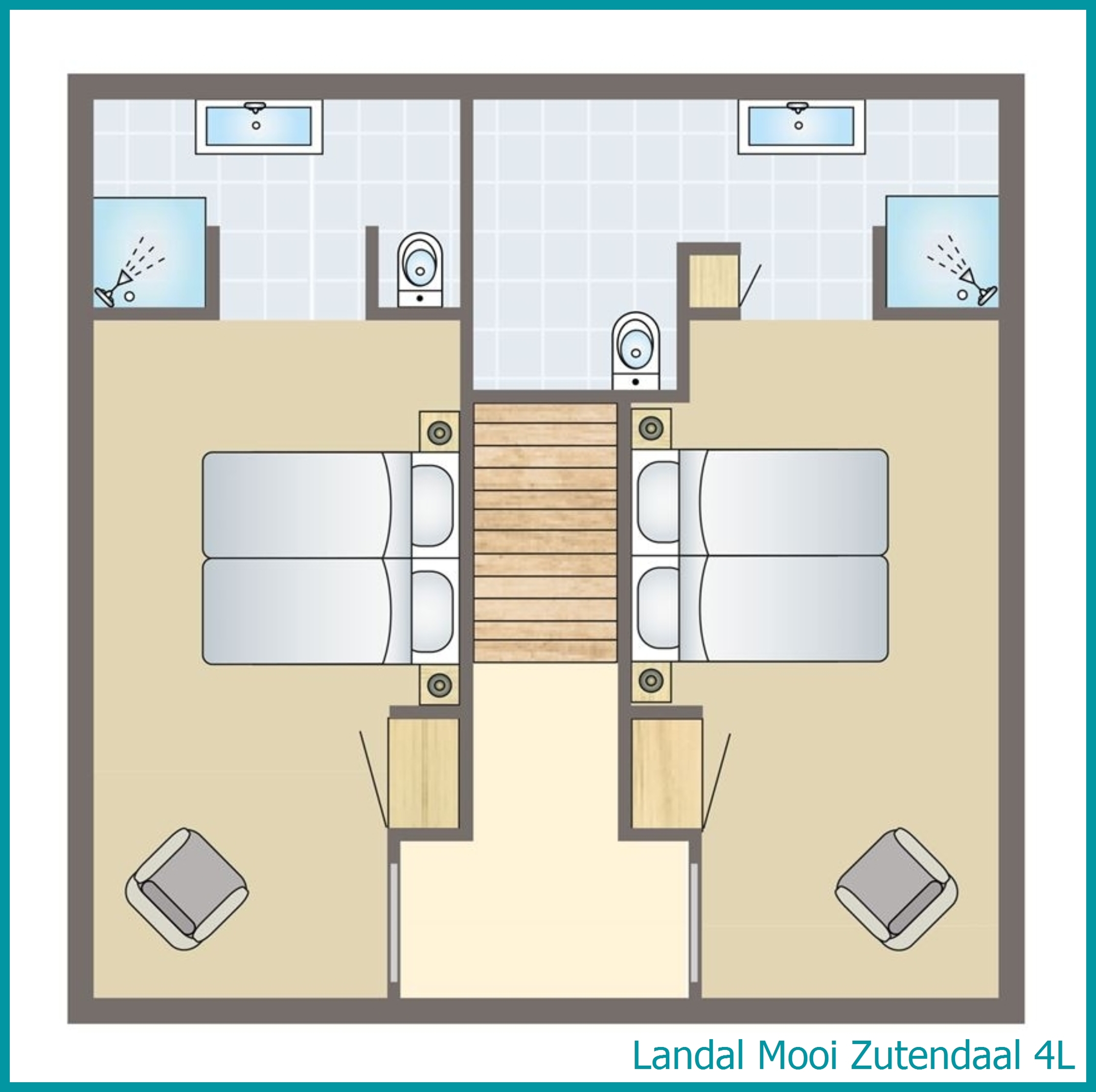 4-person wellnessvilla 4L at Mooi Zutendaal