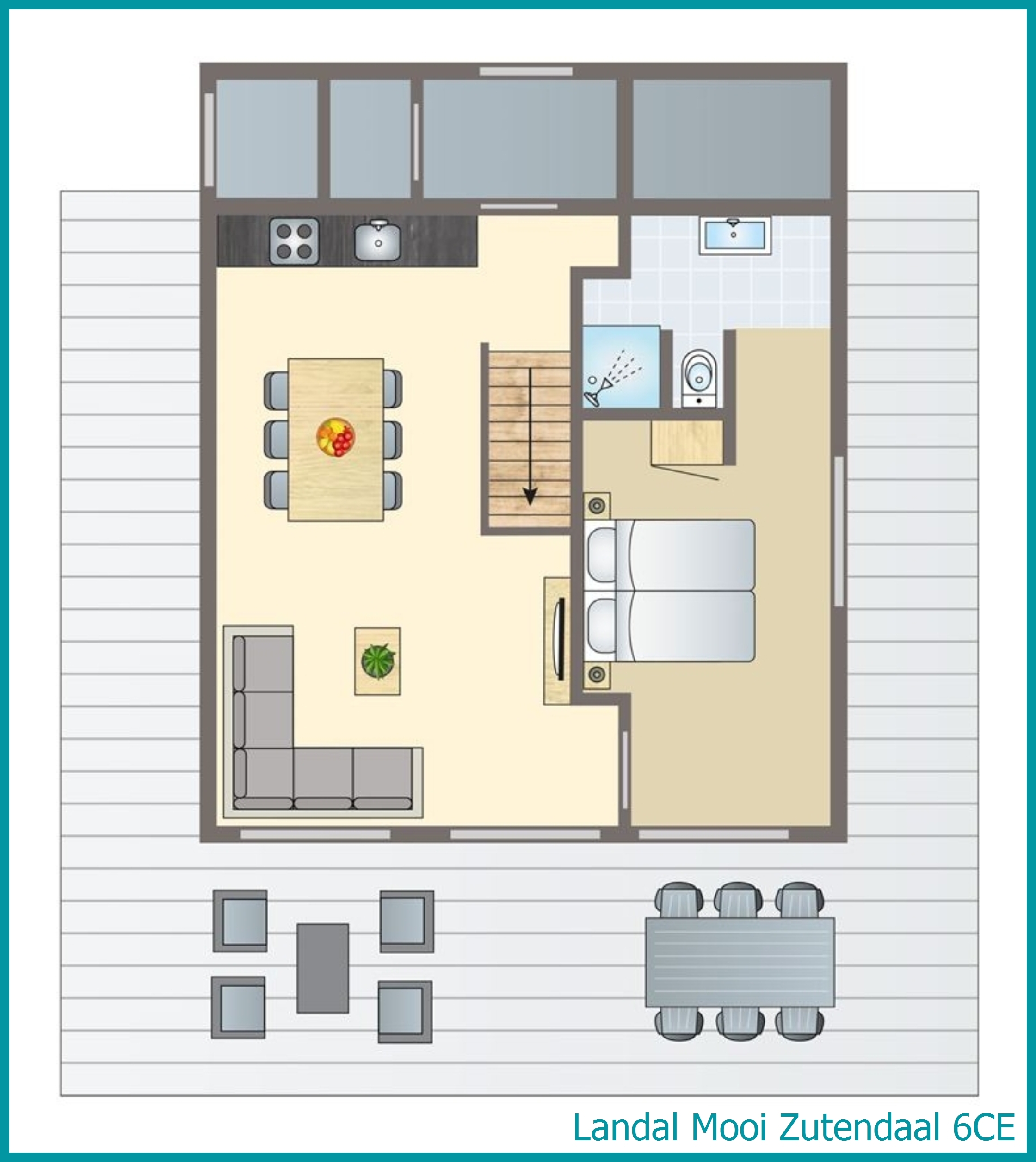 6-person villa 6CE at Mooi Zutendaal