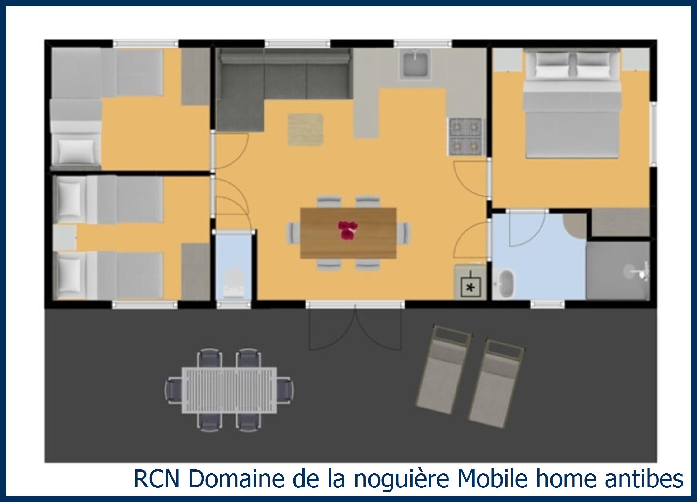 Childrens mobile home Mobile home antibes at Domaine de la Noguière
