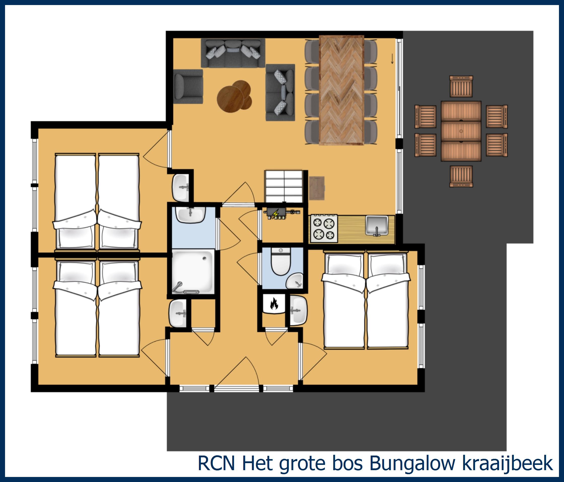 Cottage Kraaijbeek at Het Grote Bos