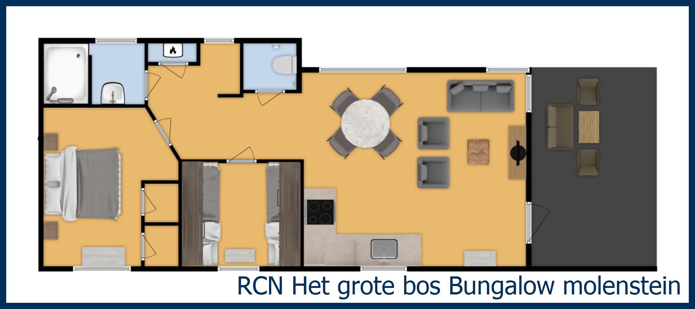 Cottage molenstein at Het Grote Bos