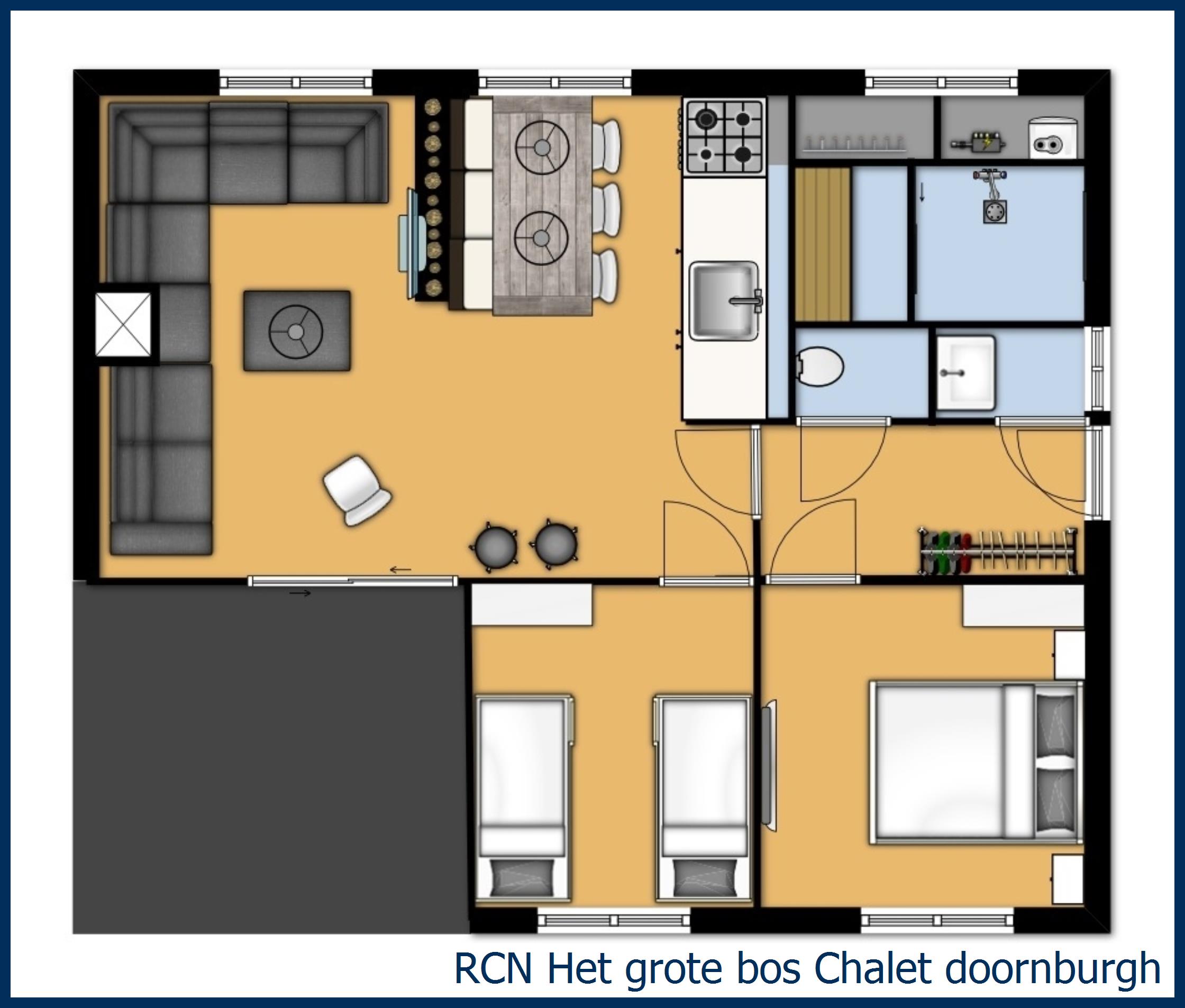 Chalet doornburgh at Het Grote Bos
