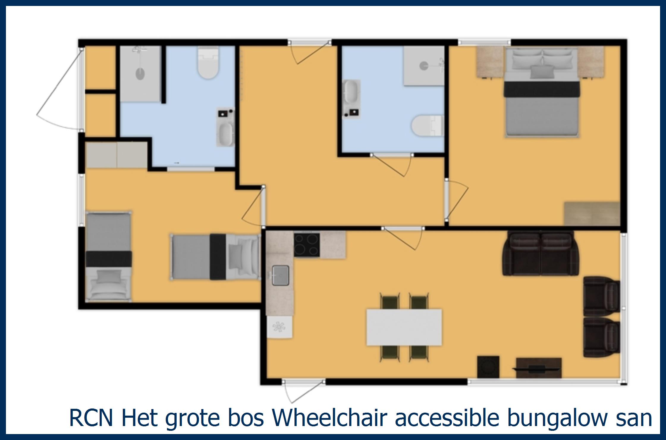 Cottage Wheelchair accessible sandenburg at Het Grote Bos