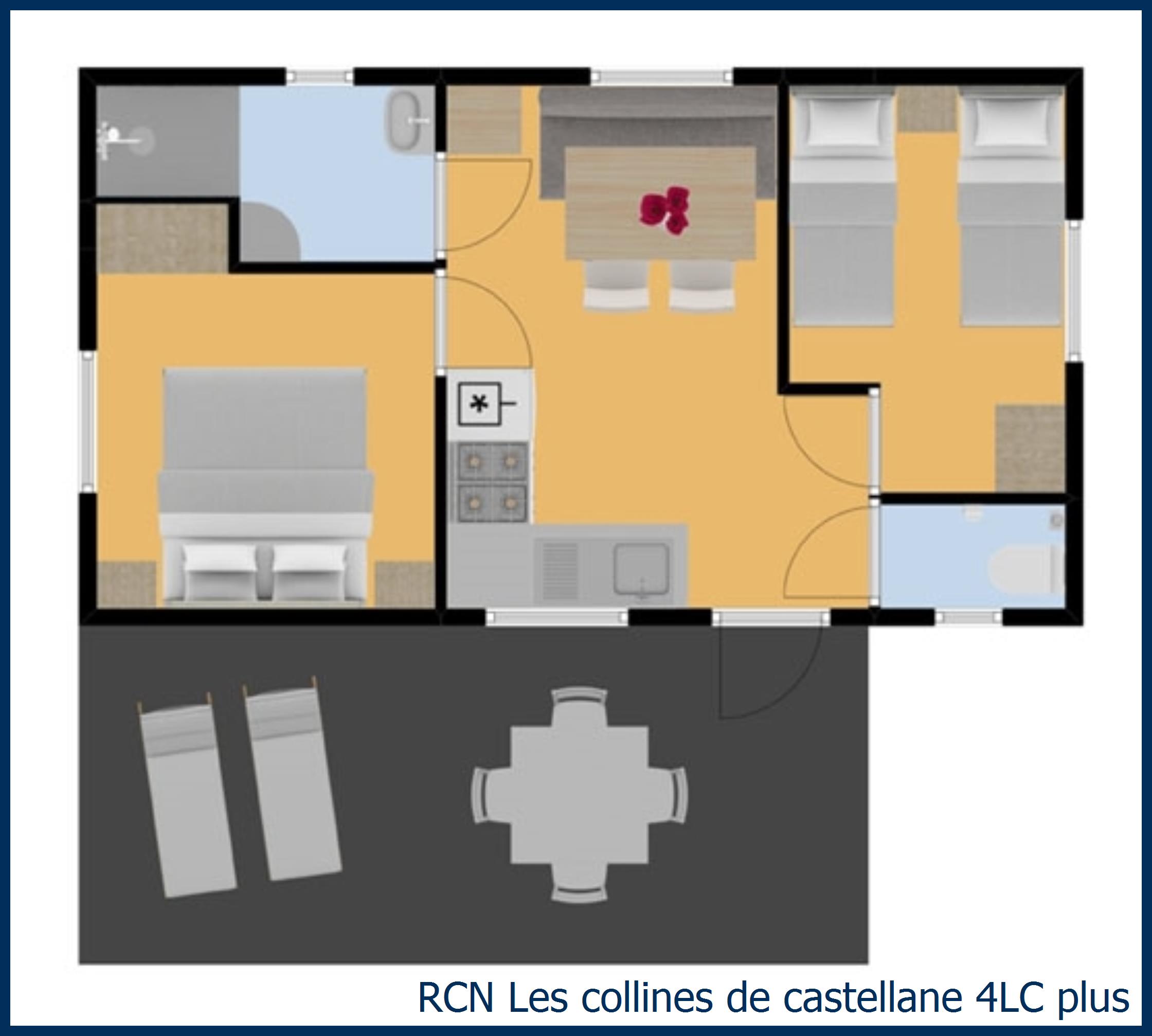 Mobile home romarin 4LC plus at Les Collines de Castellane