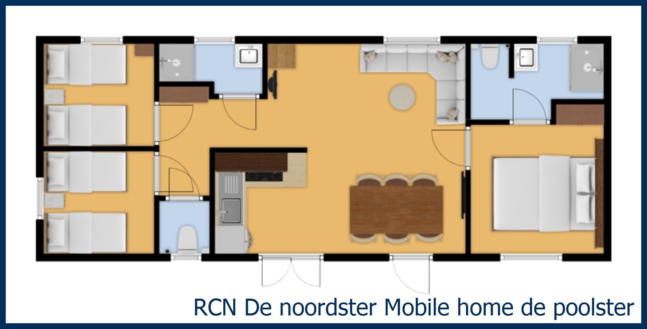 Childrens mobile home Mobile home de poolster at De Noordster