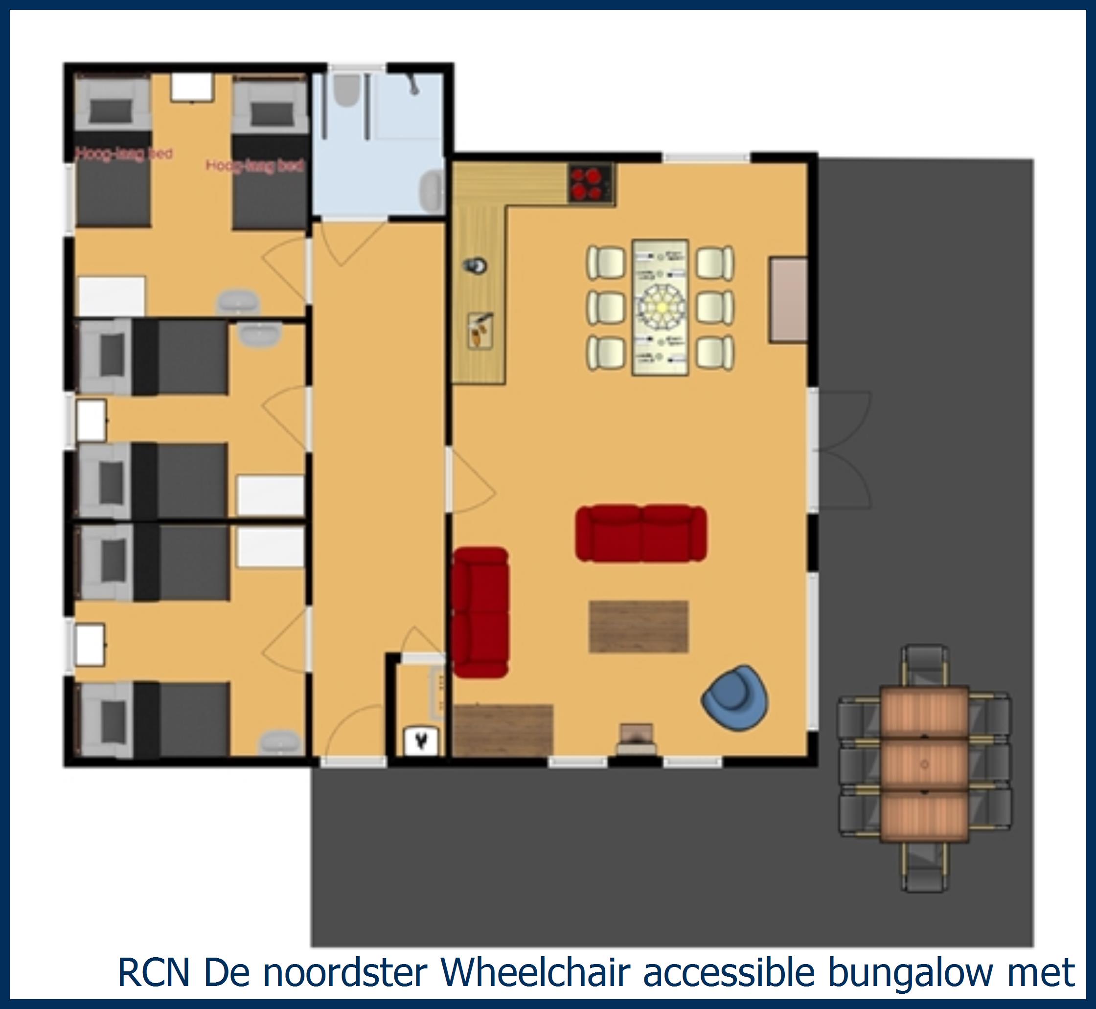 Cottage Wheelchair accessible  Meteoor at De Noordster