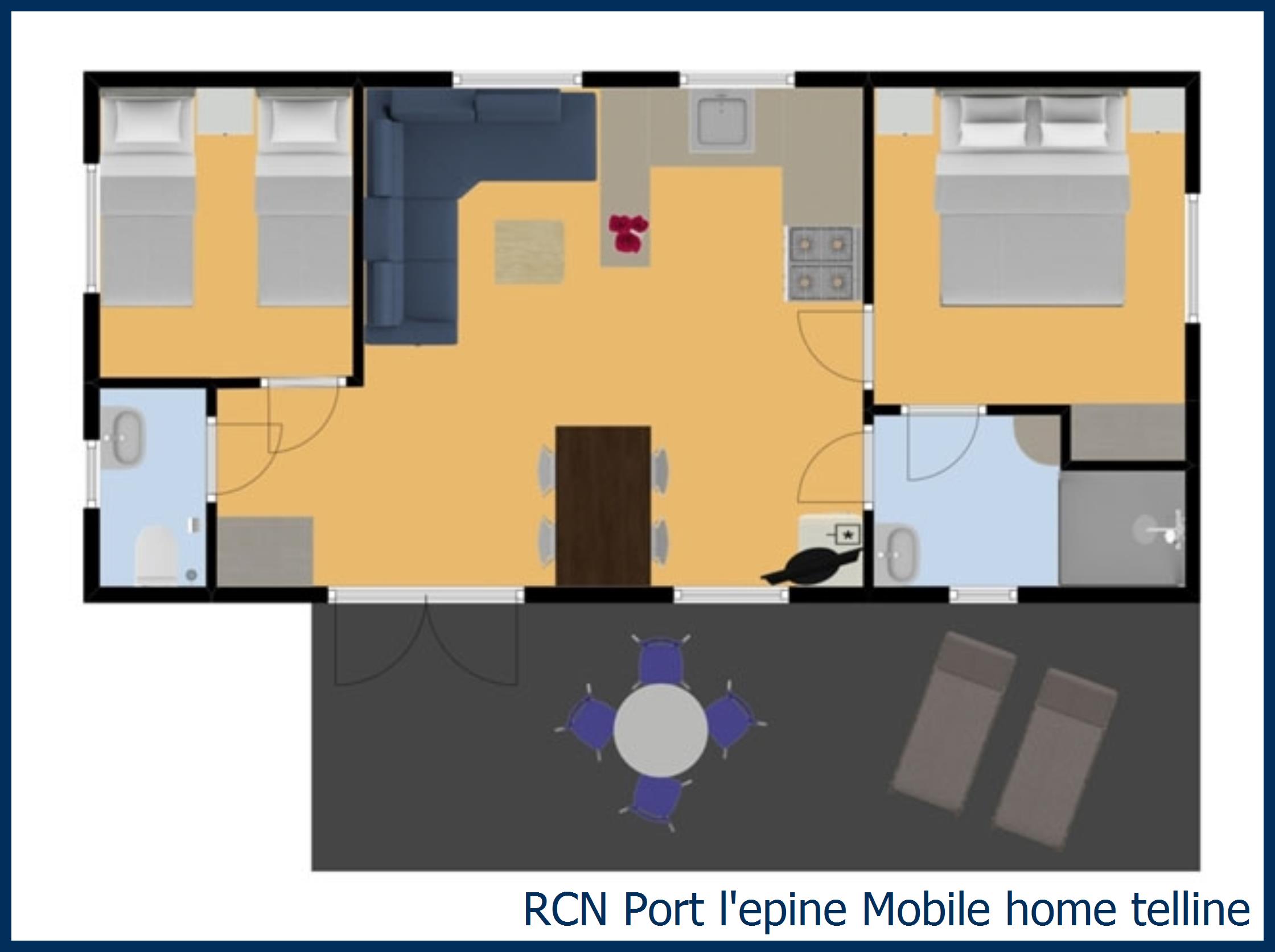 Childrens mobile home Mobile home telline at Port l'Epine