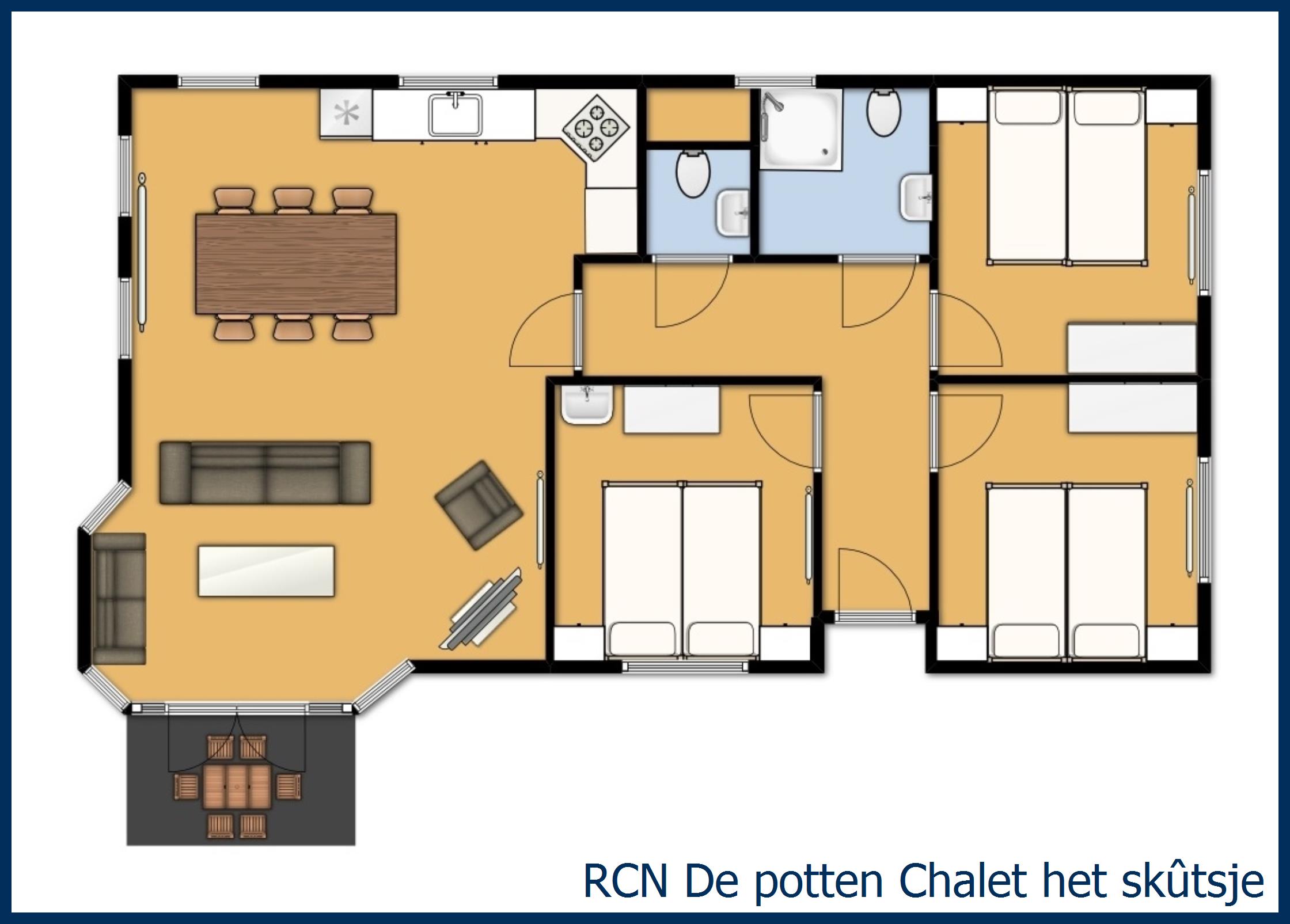 Chalet het Skûtsje at De Potten