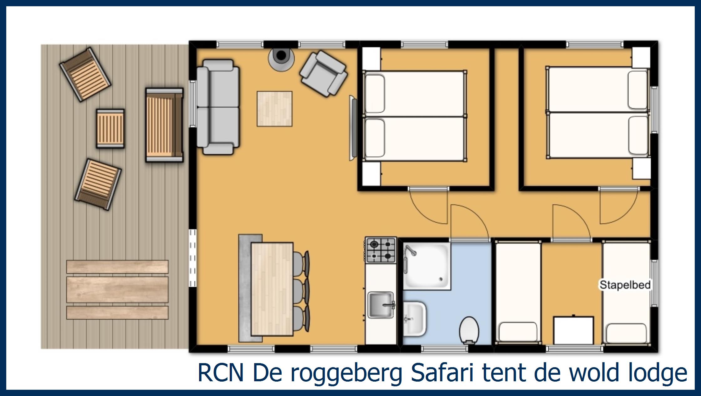 Safari tent lodge Laurier Safari tent de Wold Lodge at De Roggeberg