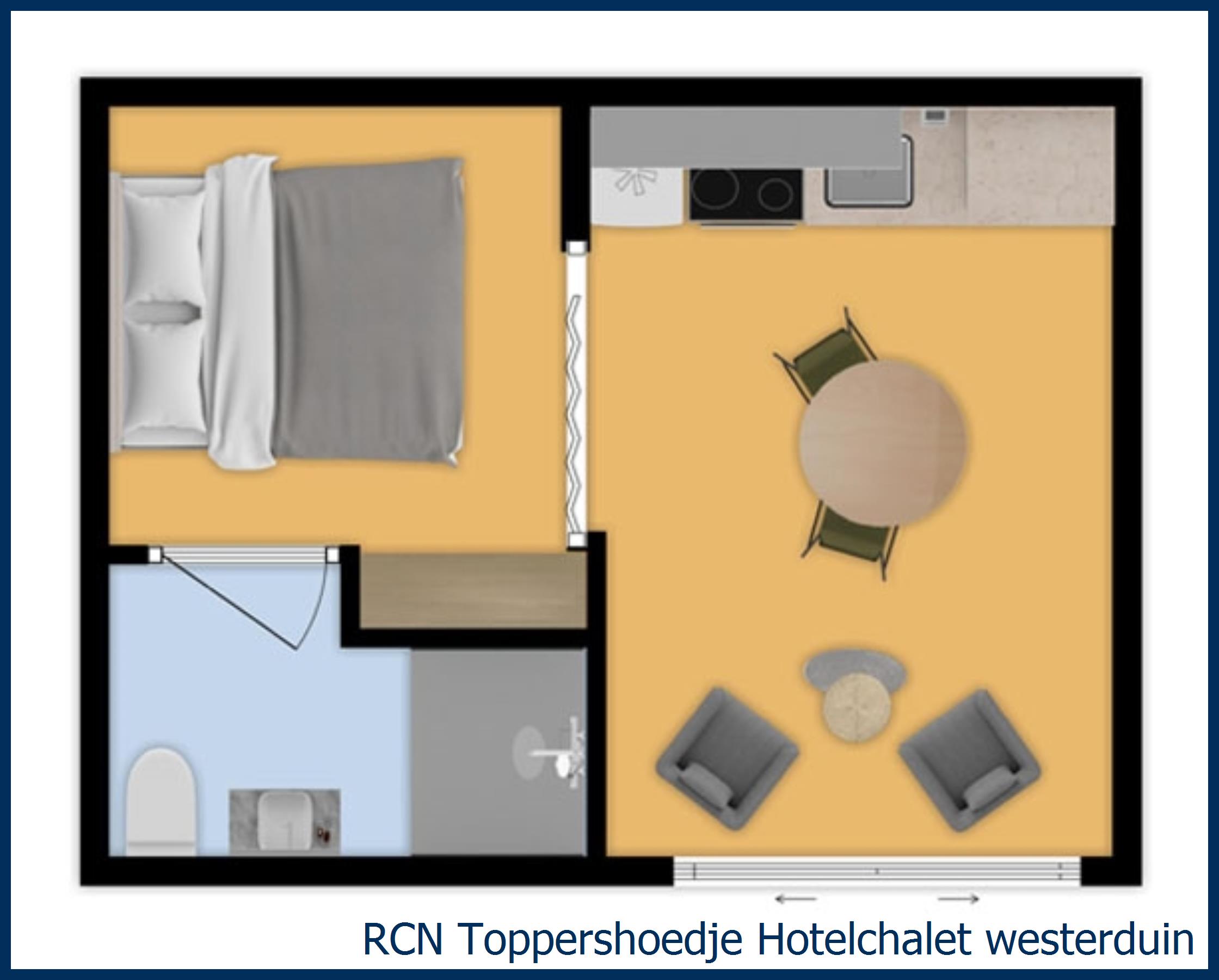 Chalet Hotel westerduin at Toppershoedje