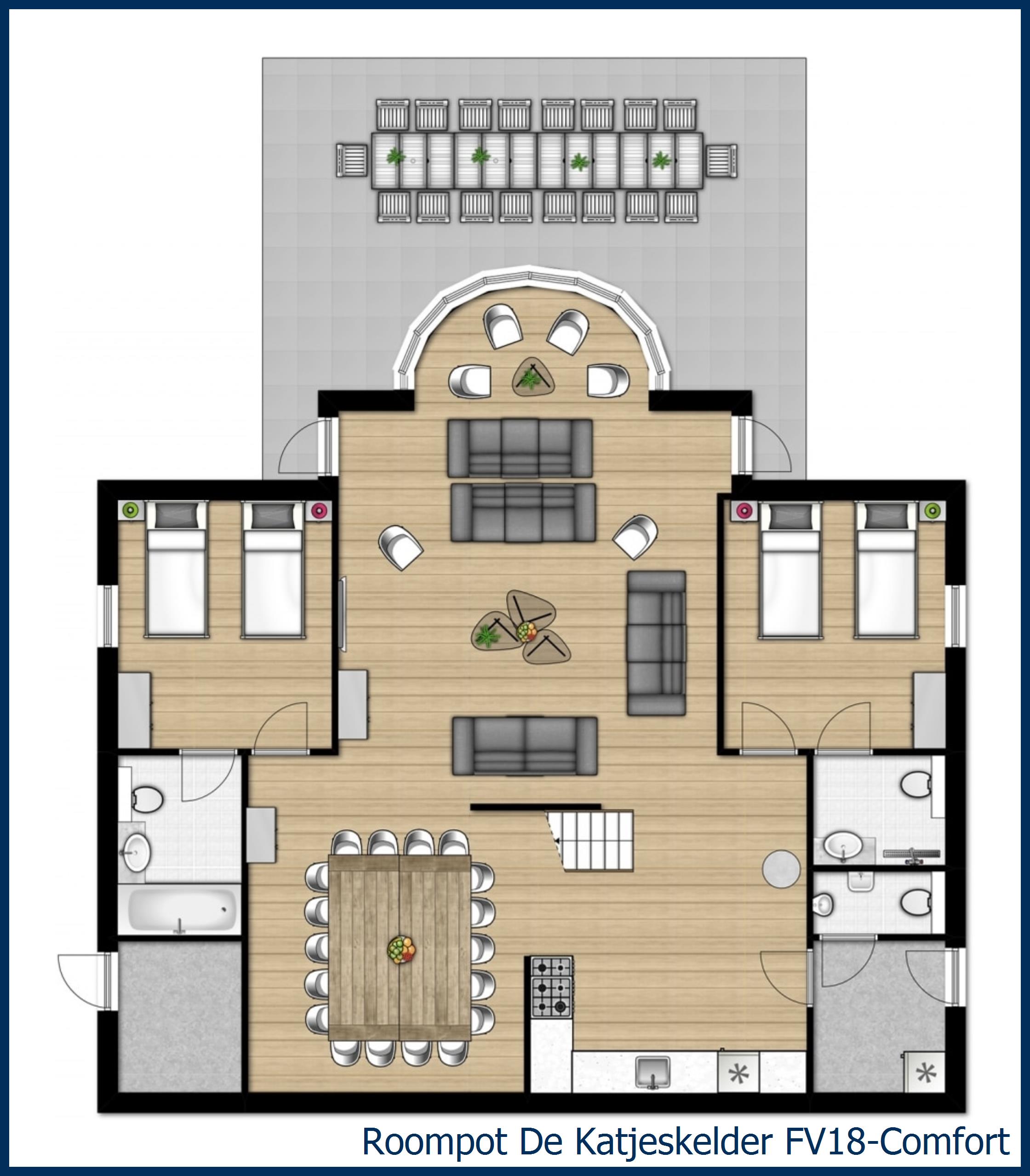 Bungalow FV18-Comfort at De Katjeskelder