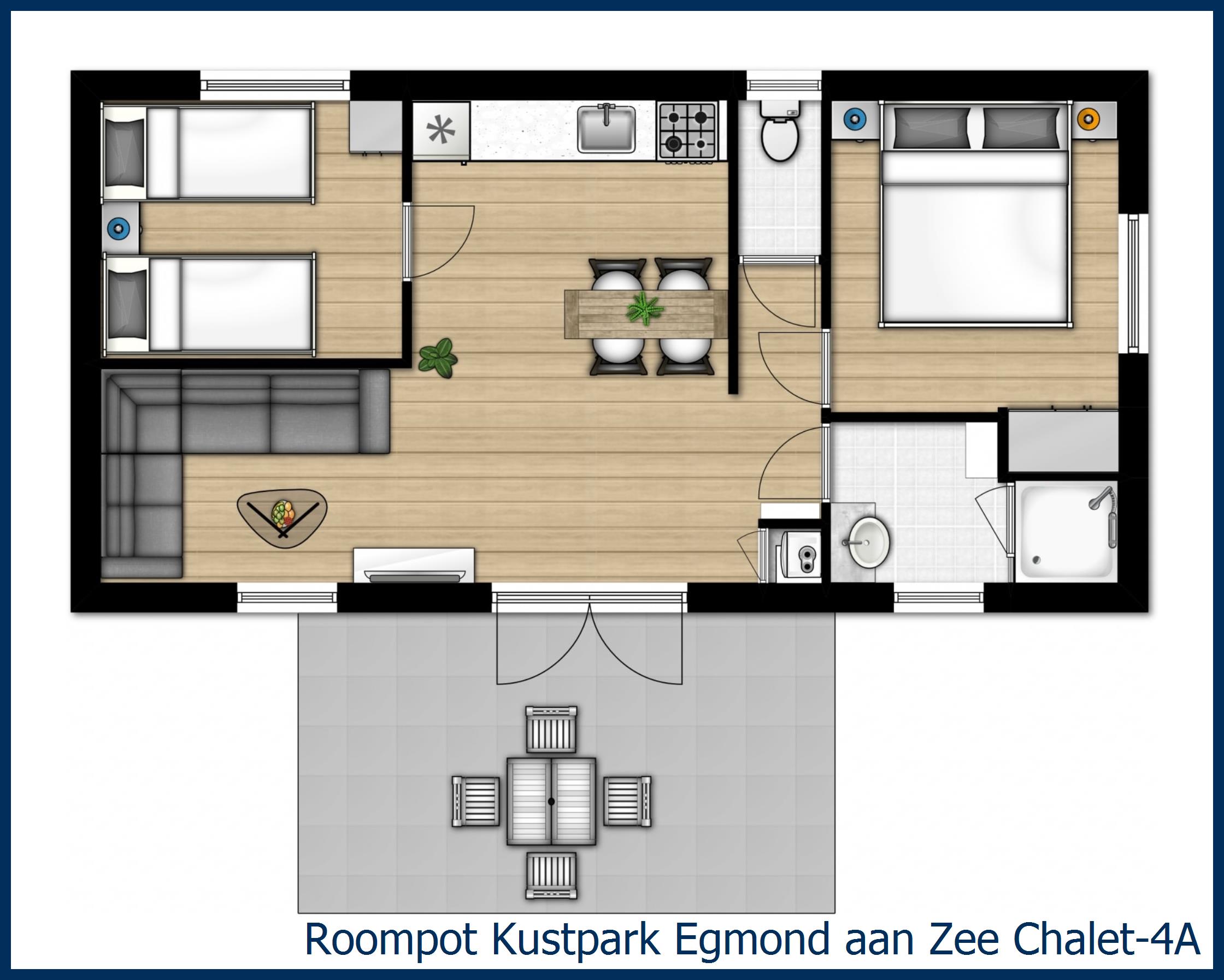 Chalet 4A at Kustpark Egmond aan Zee