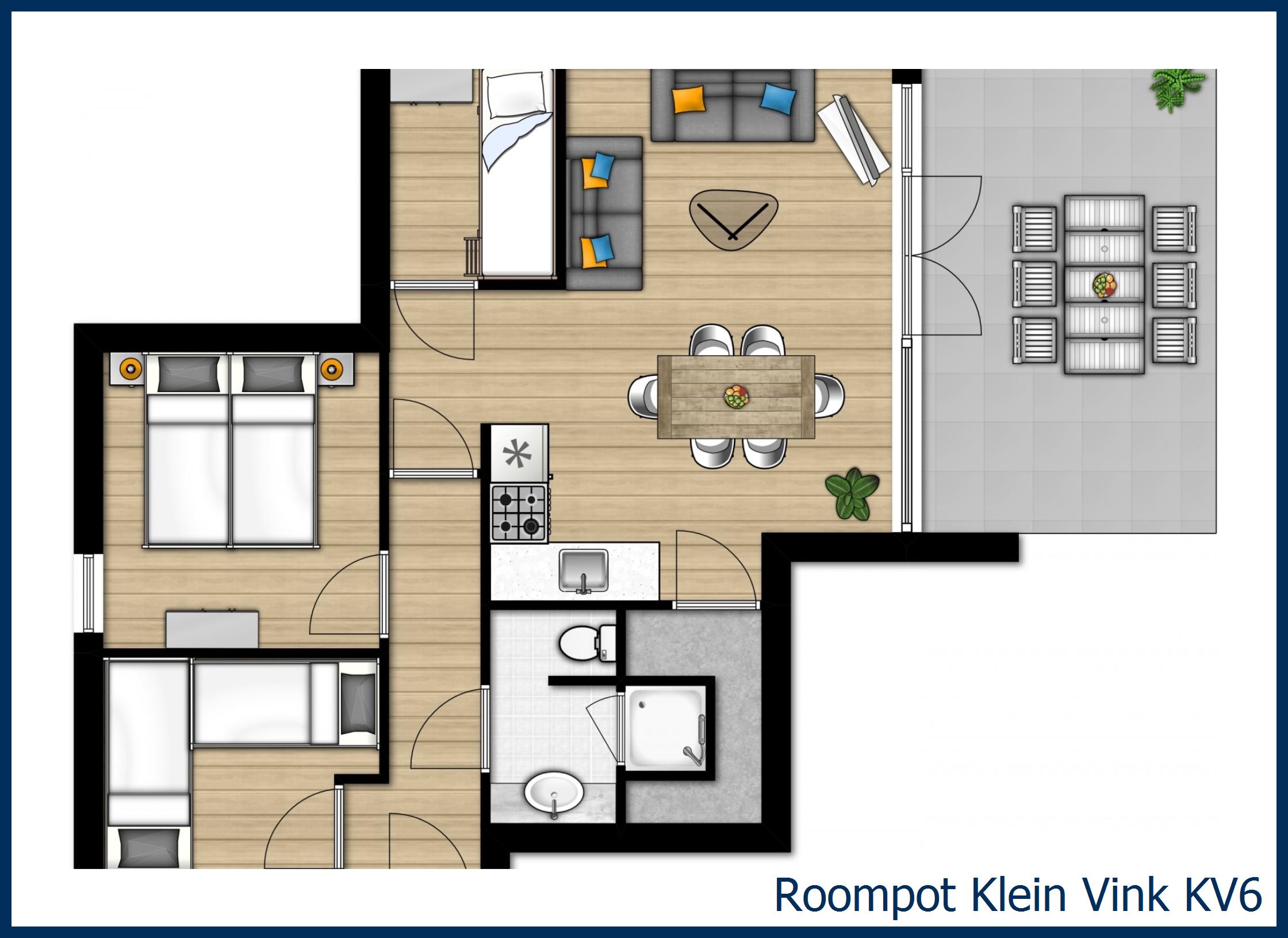 Bungalow KV6 at Klein Vink