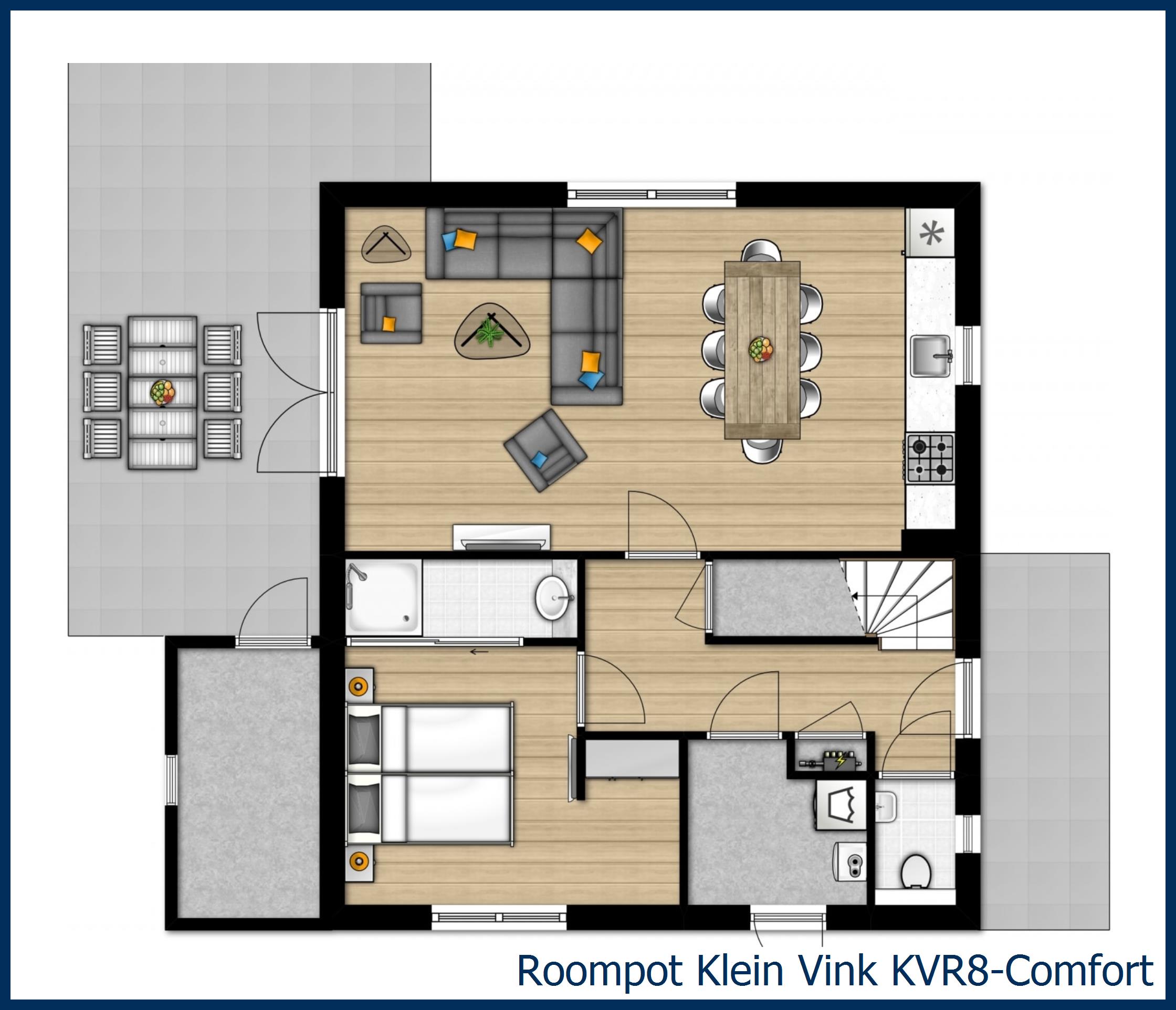 Villa KVR8-Comfort at Klein Vink