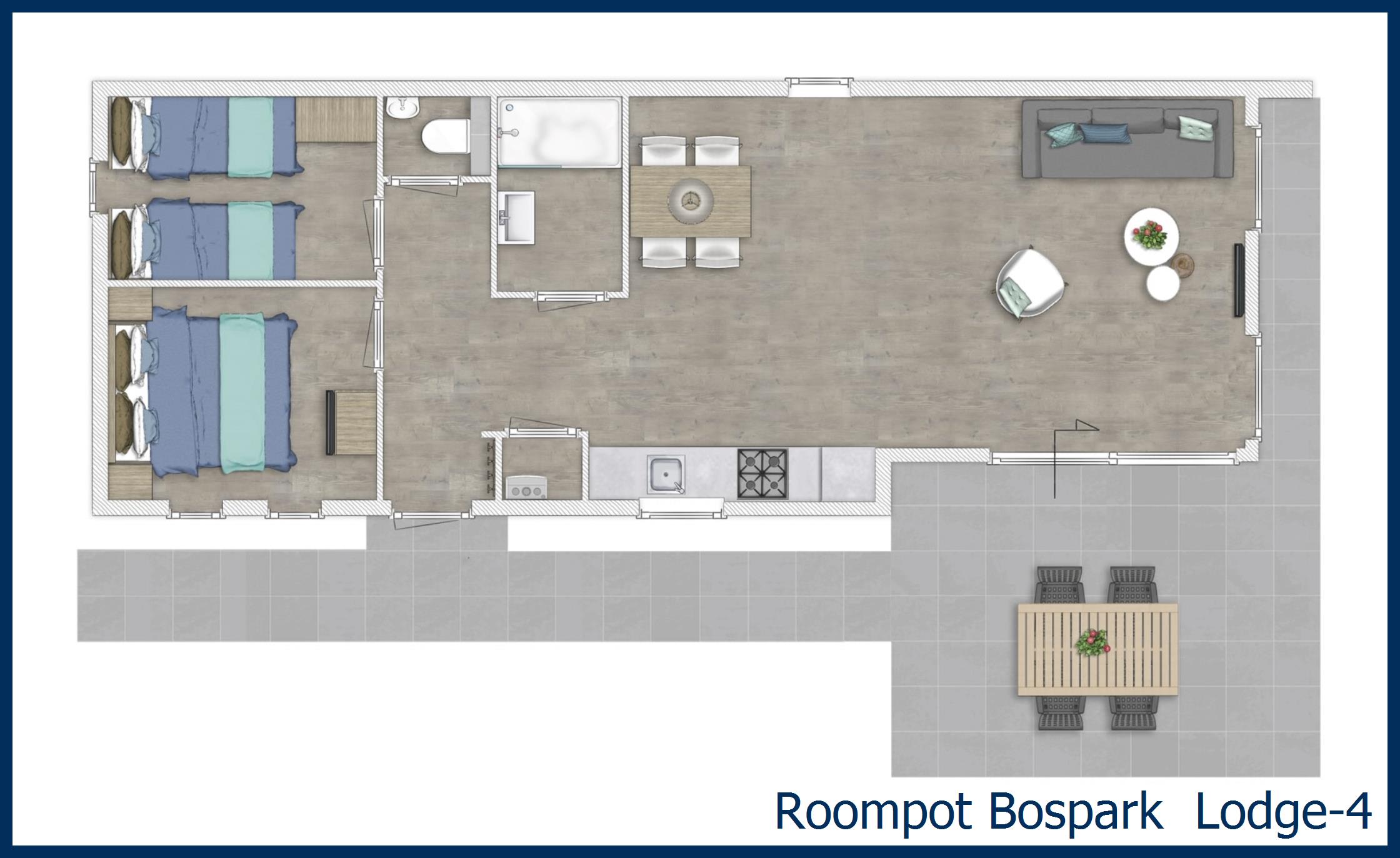 Lodge Lodge-4 at Bospark 't Wolfsven