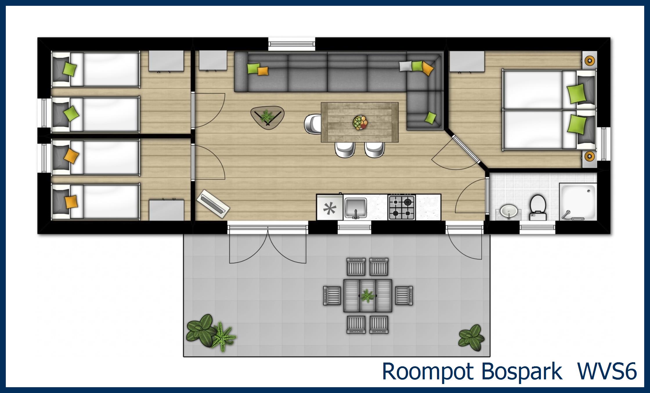 Chalet WVS6 at Bospark 't Wolfsven